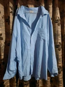 Blue Oversized Shirt