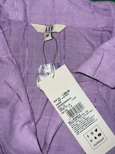 Lavender Shirt Dress