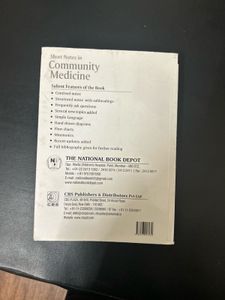 Community Medicine book