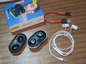 pTron Bass Buds Jets TWS + Wired Earphone