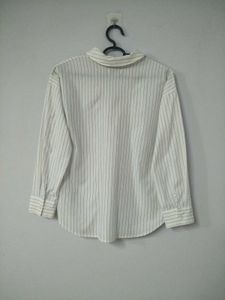 White Pinstripe Shirt