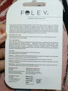 Foley Tinted Lip Balm SPF 30