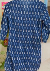 Blue Printed Kurta