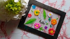 DIy Flower Frame