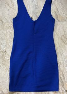 Blue Bodycon Mini Dress