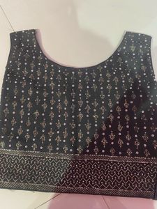 Gray Embellished Lehenga