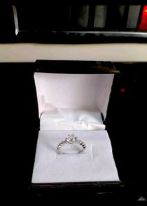 Diamond Ring Pure Silver 925