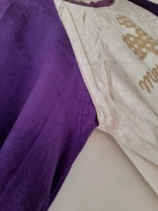 Velvet Winter Wear Top College Party Office