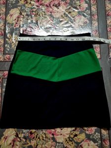 Color Block Mini Skirt