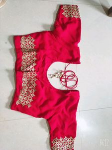 Red party wear saree ❤️