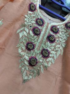 Ethnic Elegant Kurta With Gota Patti Work