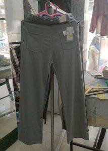 Stylish Grey Wide Leg Pants