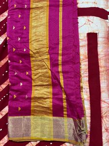 Light weight silk cotton saree