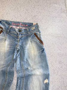 Y2K Catch Denim Wide Leg Jeans.