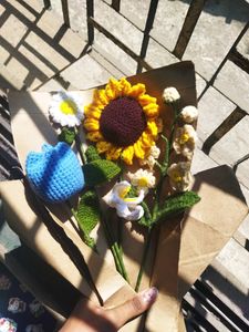 Pinterest Crochet flower bouquet