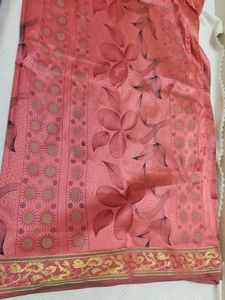 Rust Saree