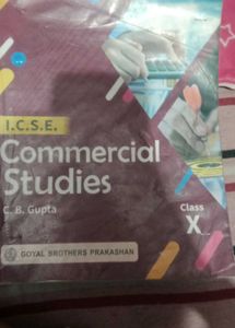 Class 10th ICSE Commercial Studies