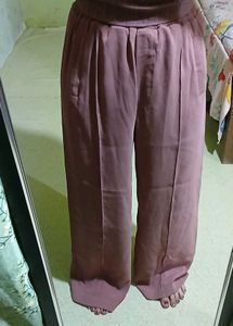 Dusty Rose Wide Leg Pants