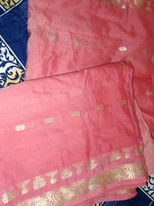 Silk Saree With Bodar