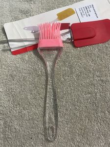 Silicone Non-Sticky Spatula and Oil Brush Reusable