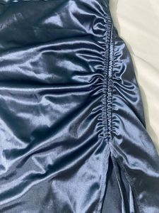Blue Korean Bodycon Dress