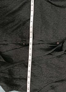 Vintage Black Tie Neck Blouse