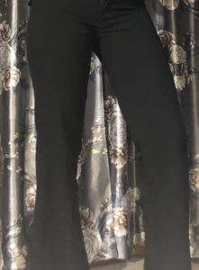 Black Wide Leg Trousers