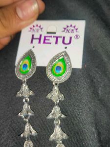 Peacock Drop Earrings