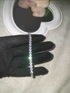 CZ Matrix Round Cut Tennis Bracelet (Anti Tarnish)
