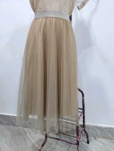 Tulle Midi Skirt