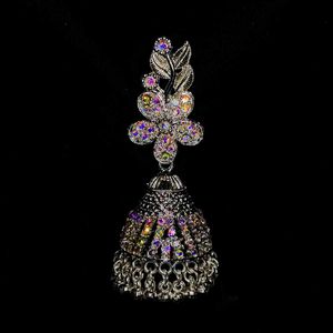 Floral Jhumka Earrings