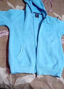 Blue Zip-Up Hoodie
