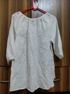 COTTONWORLD Broderie Anglaise Lenin Top.