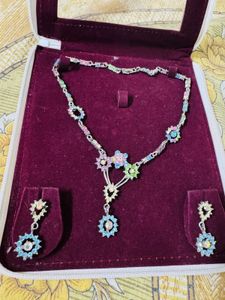 Sparkling Floral Jewelry Set