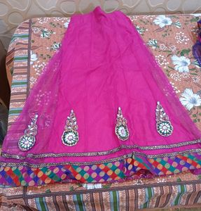 Ethnic motifs Dress With Dupatta For (Girl