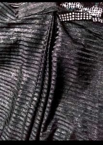 Beautiful Black Ready To Wear Saree✨