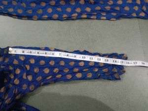 Blue &amp; Gold Kurta Set