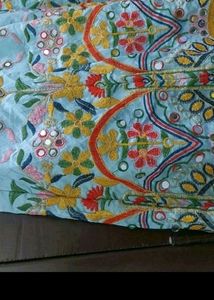 Fashionable Plazoo And Crop Top