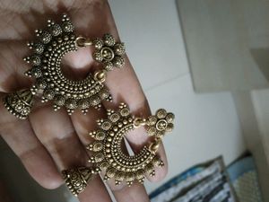 Dark Golden Earrings
