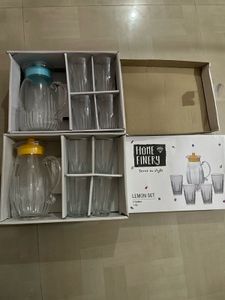 Pitcher and Glass Set