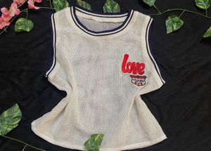 Net Crop Top