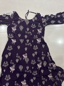 Balloon Print Dress