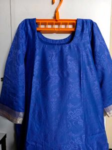 Mysore Silk Kurta With Dupatta -70% Off