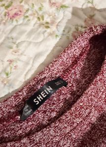 UK Shein, Ribbed Knit Mini Dress