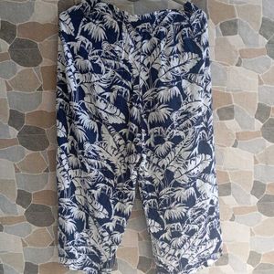 Tropical Print Pants