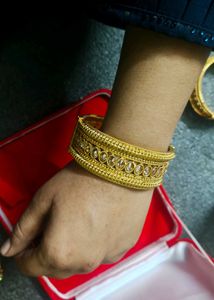 24k Golden Bangles