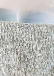 Light Blue Twist Front Tube Top