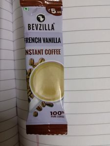 BEVZILLA FRENCH VANILLA INSTANT COFFEE