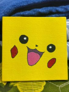 Pikachu Canvas Art