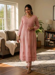 Pure handwork chikankari / Lucknowi Kurta